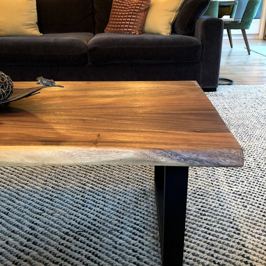 Coffee Table - South American Walnut, Live Edge Coffee Table, Wood Coffee Table, Walnut Coffee Table, Modern Coffee