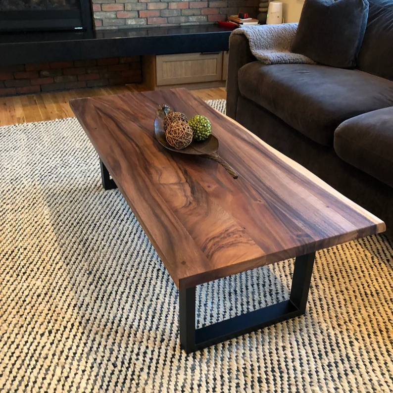Coffee Table - South American Walnut, Live Edge Coffee Table, Wood Coffee Table, Walnut Coffee Table, Modern Coffee